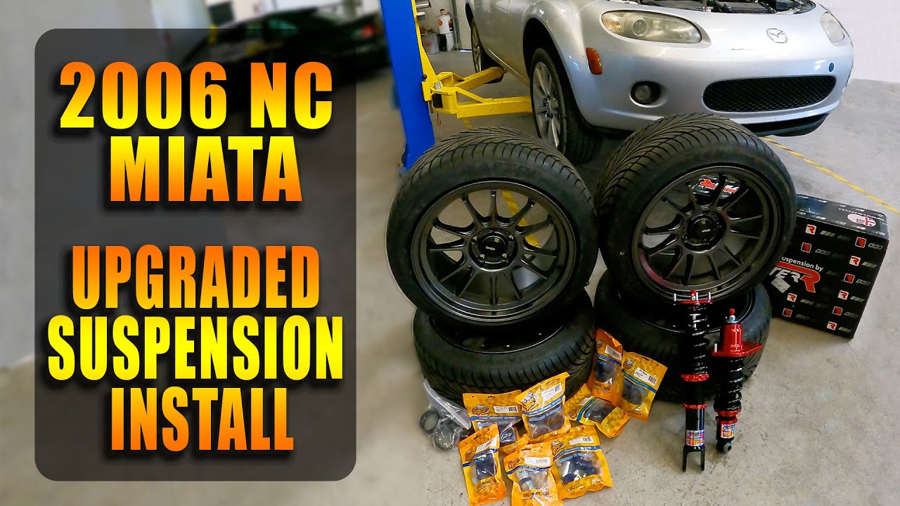 Установка модернизированной подвески NC Miata 2006 года |