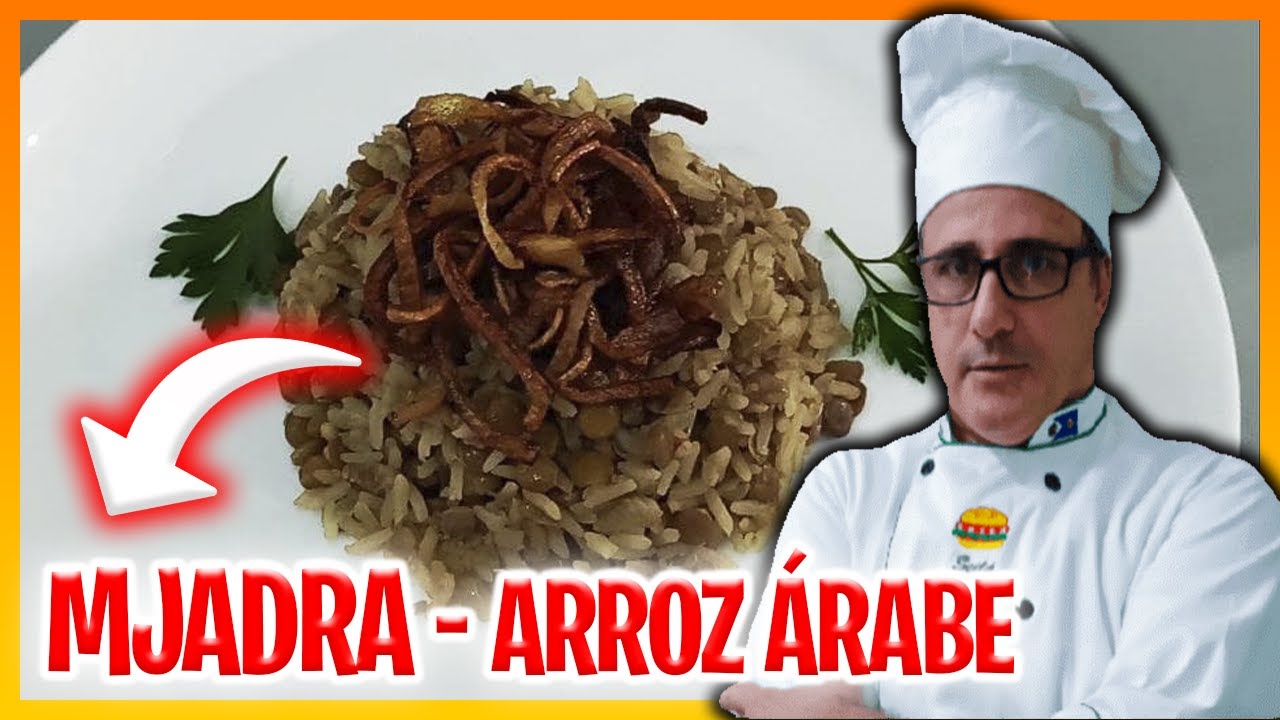 MJADRA - Receita Árabe - Arroz com lentilha - fácil, rápido e delicioso.