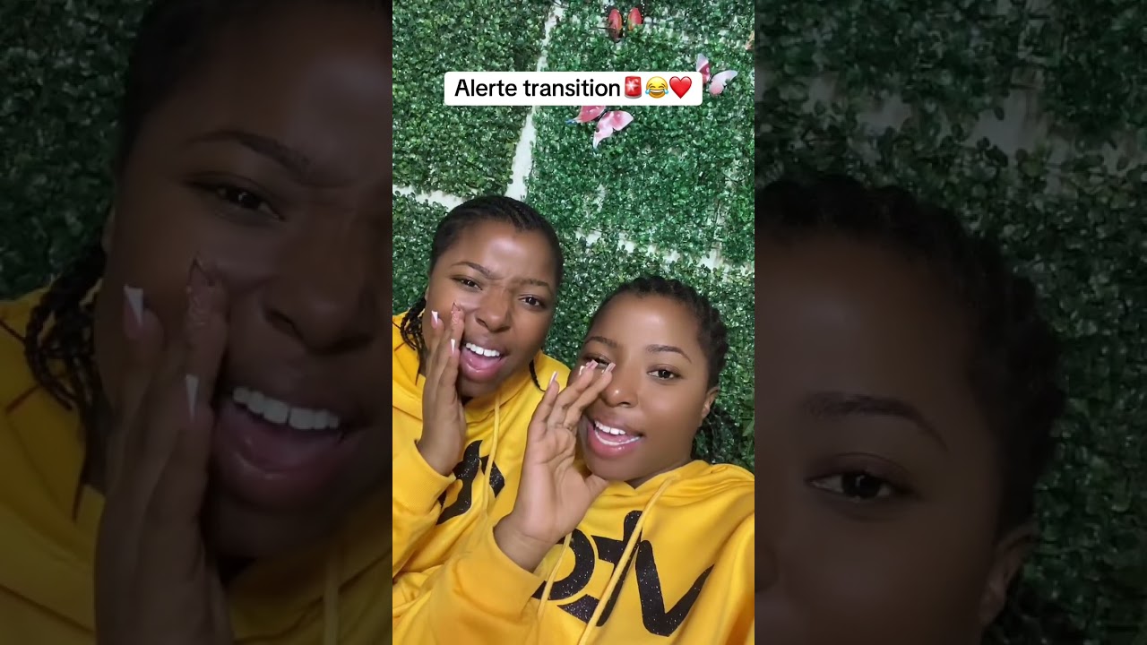 Twins yo kap f&egrave; transition 😨😂👯&zwj;♀️❤️ #twins #love #haitian