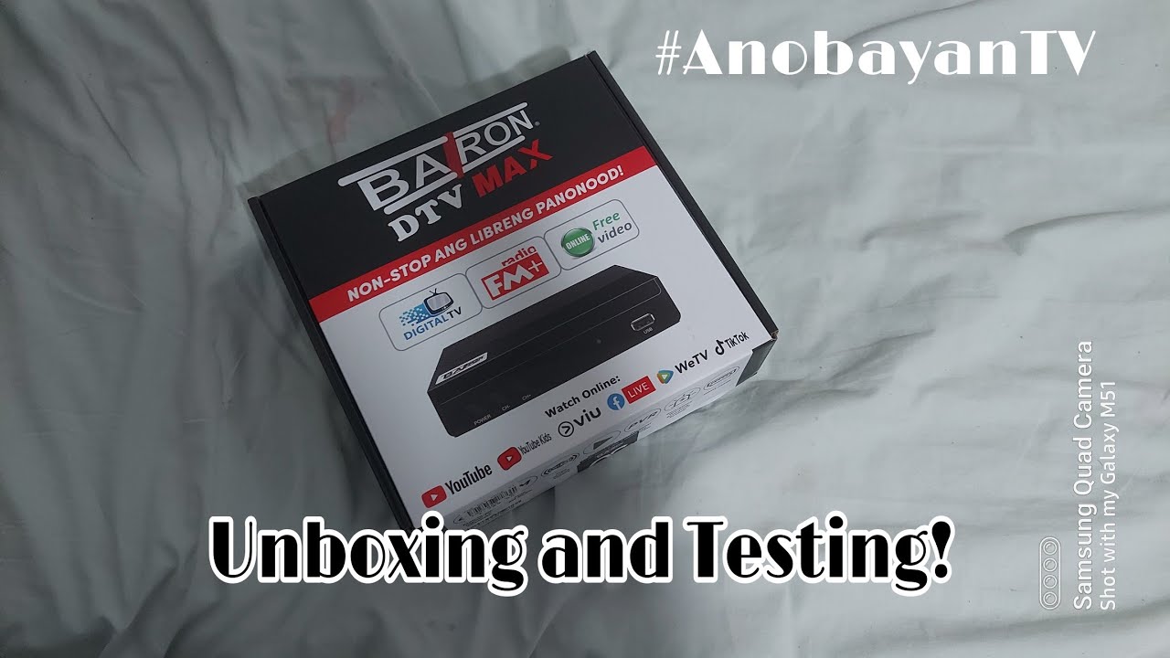 Baron DTV Max Unboxing, First Boot and Testing!