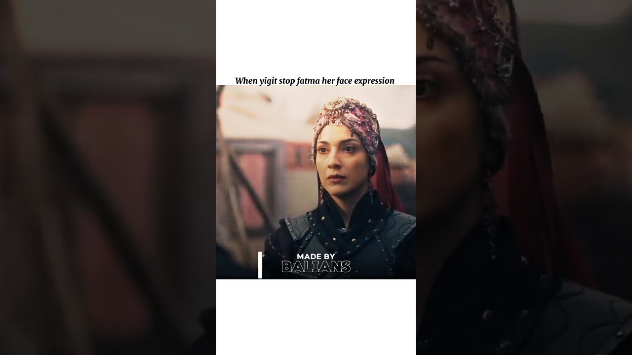 When yigit stop fatma her face expression #ozgetorer #bala #fatima #flavius