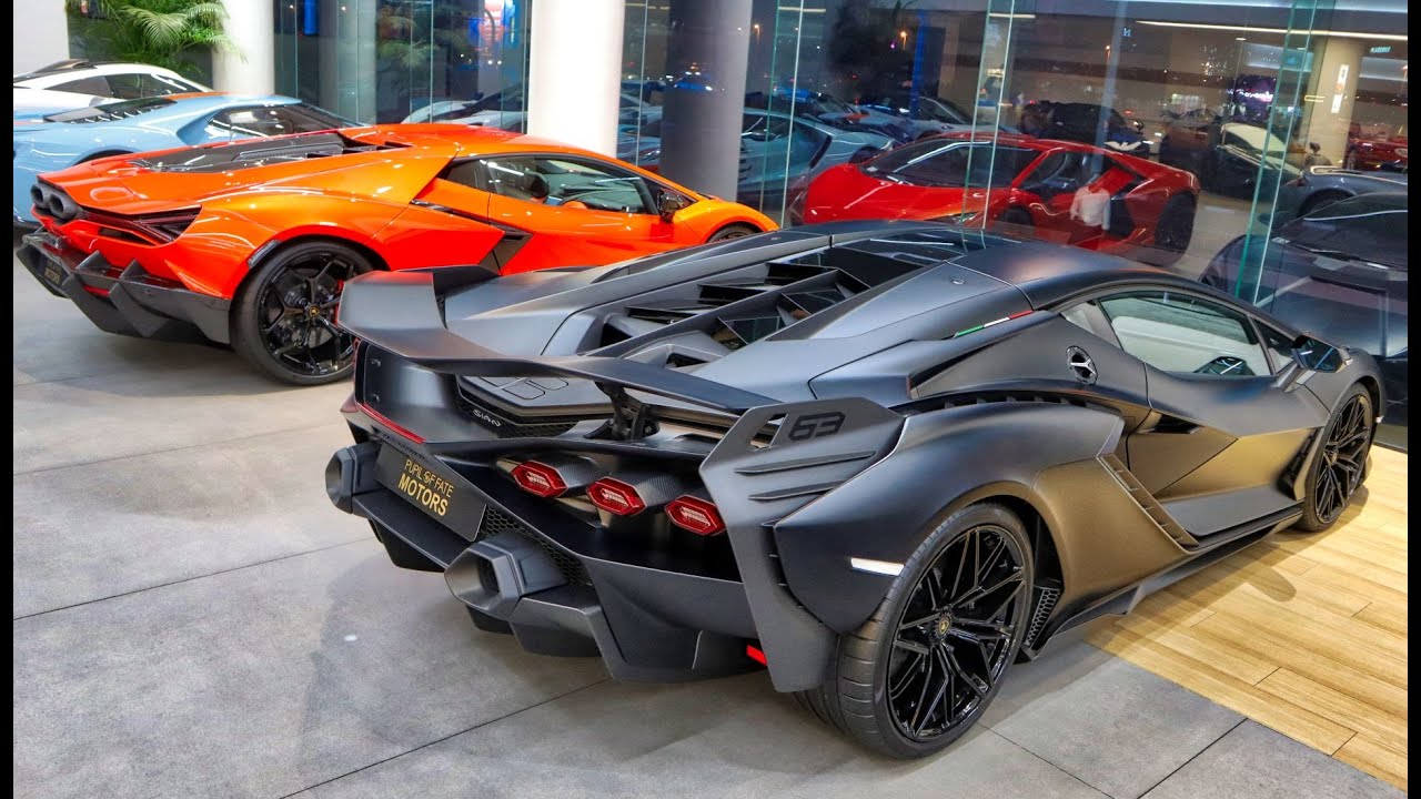 Lamborghini SIAN, REVUELTO, Pagani Huayra - Dubai's INSANE Supercar Showroom - PUPIL OF FATE
