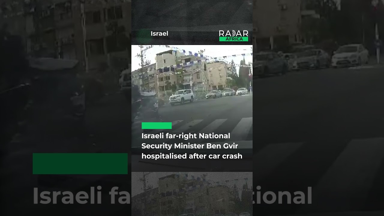 Israeli far-right National Security Minister Ben Gvir hospitalised after car crash