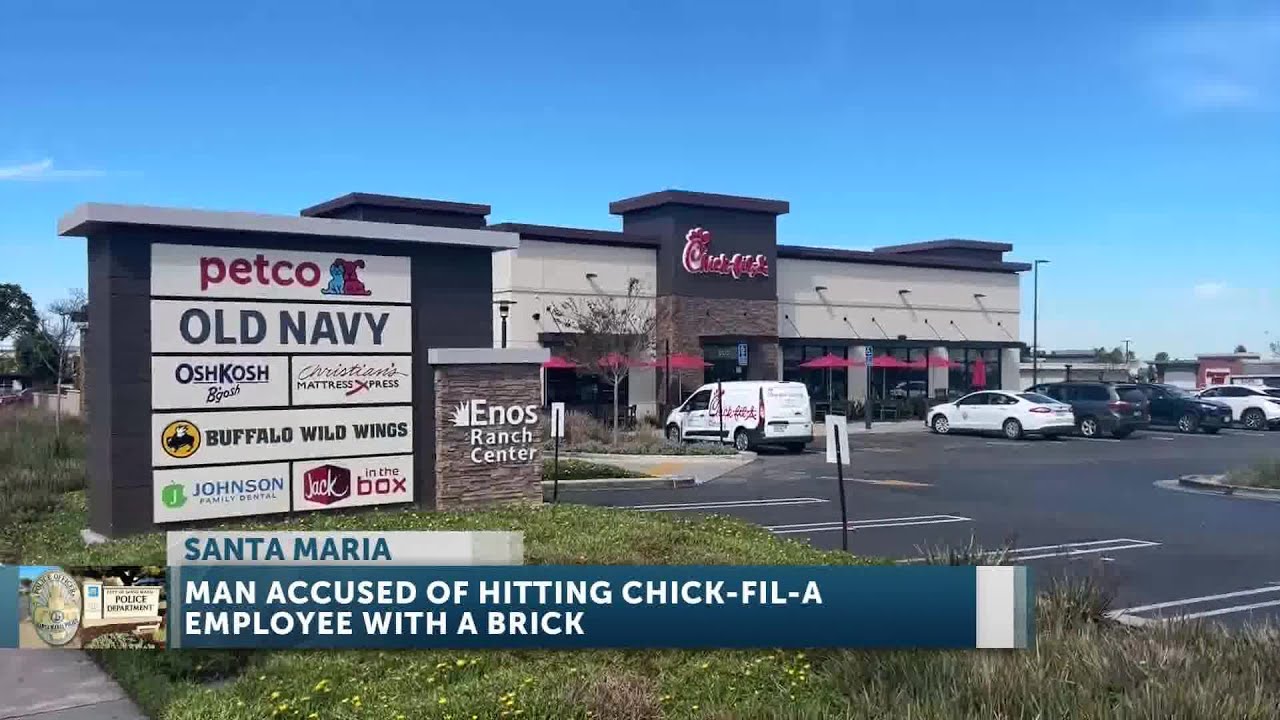 Полиция арестовала мужчину за попытку убийства в ресторане Chick-fil-A в Санта-Марии.