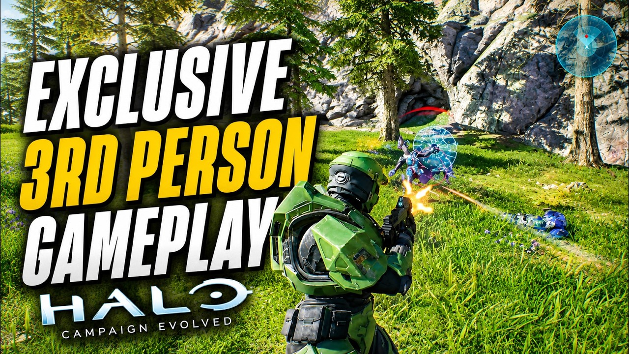 ЭКСКЛЮЗИВ: новый геймплей от третьего лица (Halo Campaign Evolved)