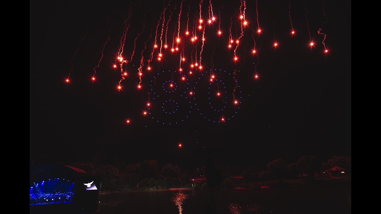 Dutch Drone Shows: Bridge to Liberation 2024 DroneShow With Live Orchestra (Full Show)