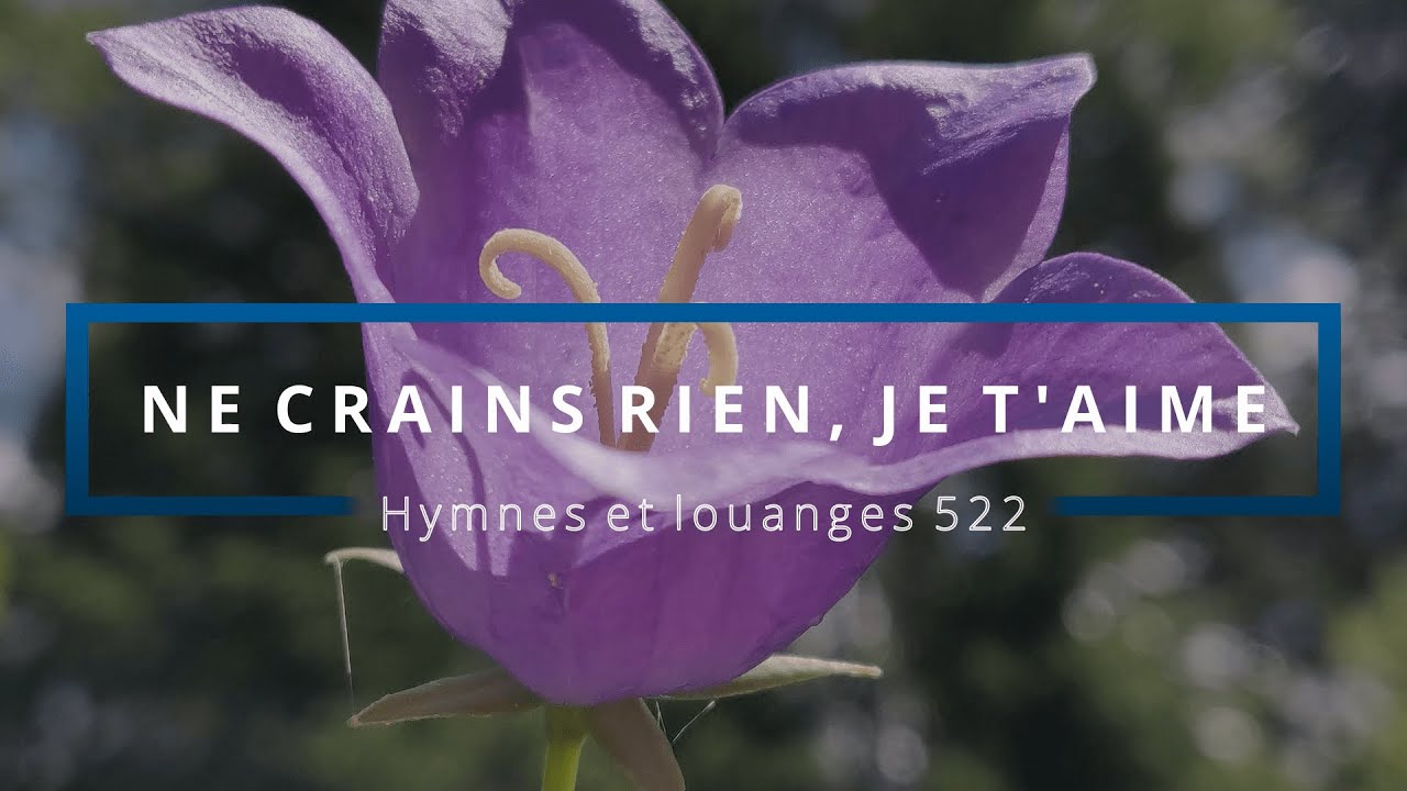 522 - Ne crains rien, je t'aime (voix) | Hymnes et louanges | Audréanne Cloutier