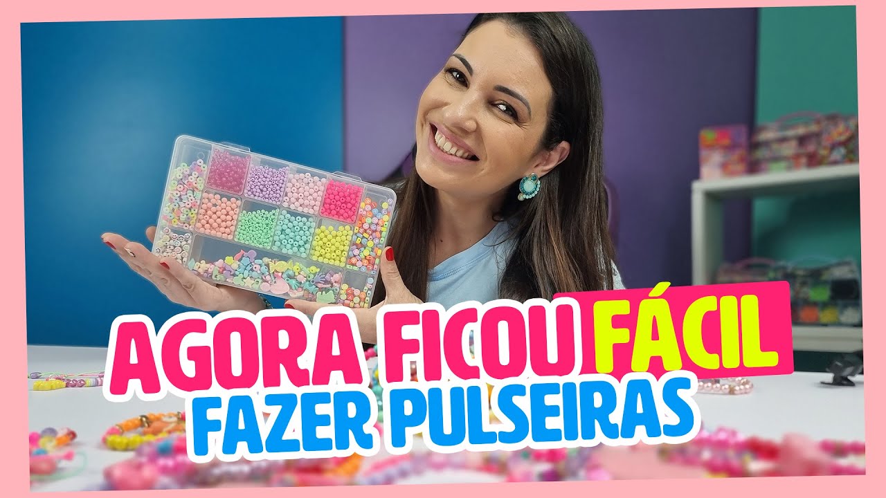AGORA FICOU FÁCIL FAZER PULSEIRAS - Revelei o meu truque!