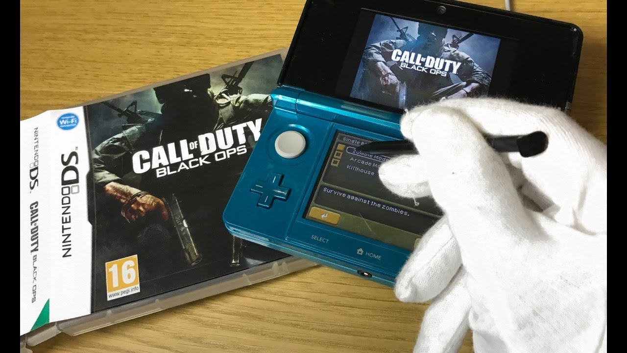 BLACK OPS ZOMBIES ON DS... Call of Duty BO1 Nintendo DS Gameplay