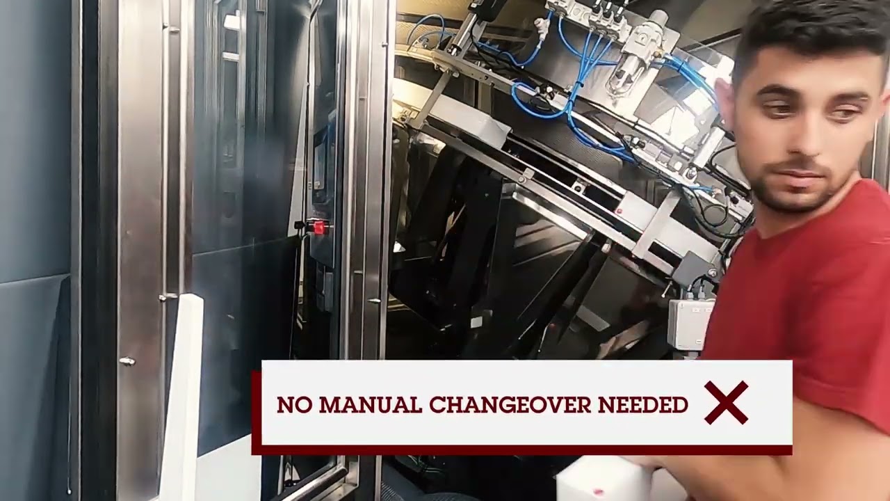Posimat - POSIFLEX unscrambler quick format changeover system.
