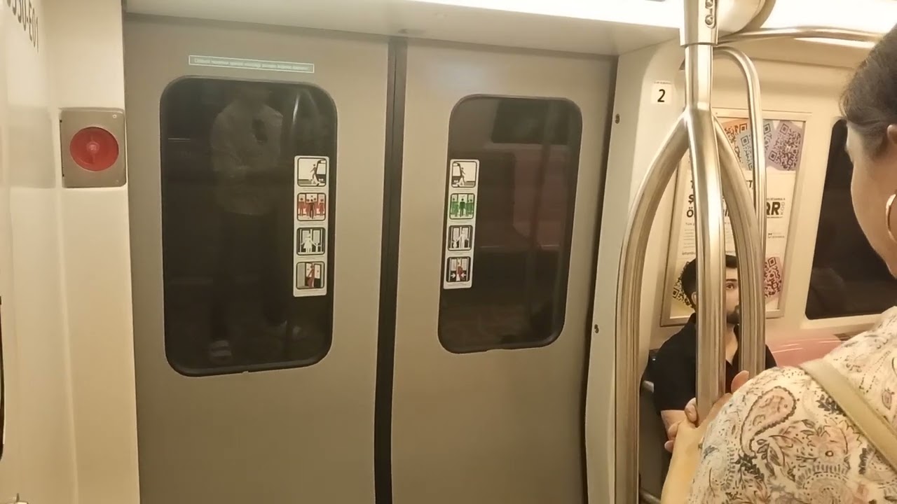 Istanbul Metro M4 ride from Kadikoy to Ayrilk Cesmesi