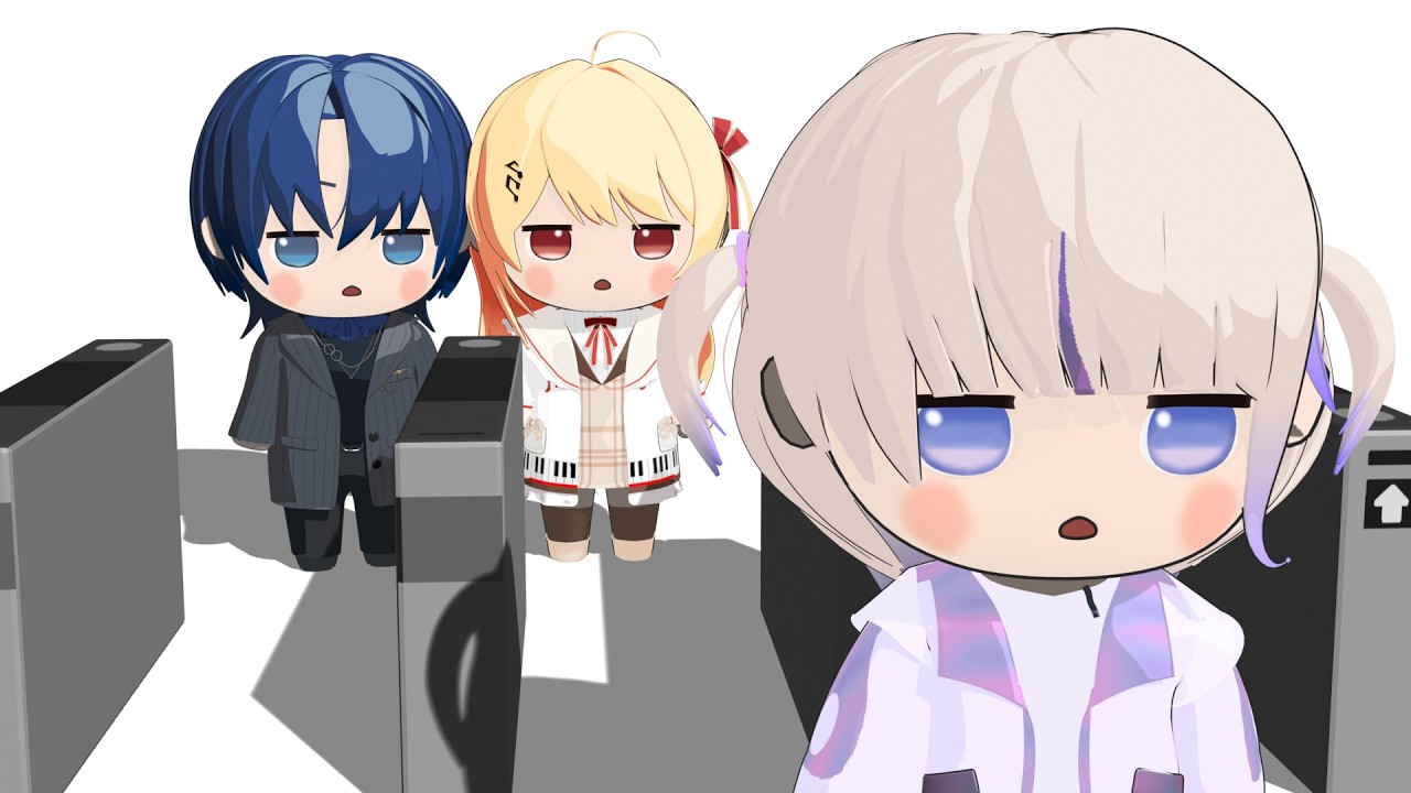寂しくてバイバイできない番長【轟はじめ/ホロライブ切り抜き】【3Dアニメ】