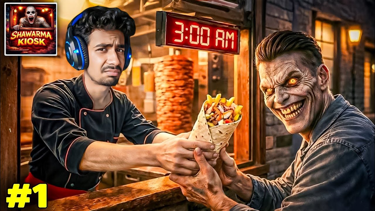 NEVER OPEN SHAWARMA SHOP AT NIGHT | Roblox Shawarma Kiosh Anomalies Gameplay #1