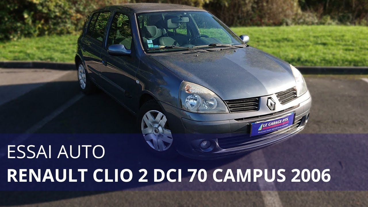 TEST AUTO - RENAULT CLIO 2 1.5 DCI 70 CAMPUS 2006