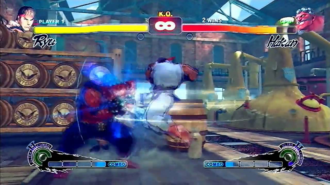 Super Street Fighter 4: Ryu vs Hakan (720p)