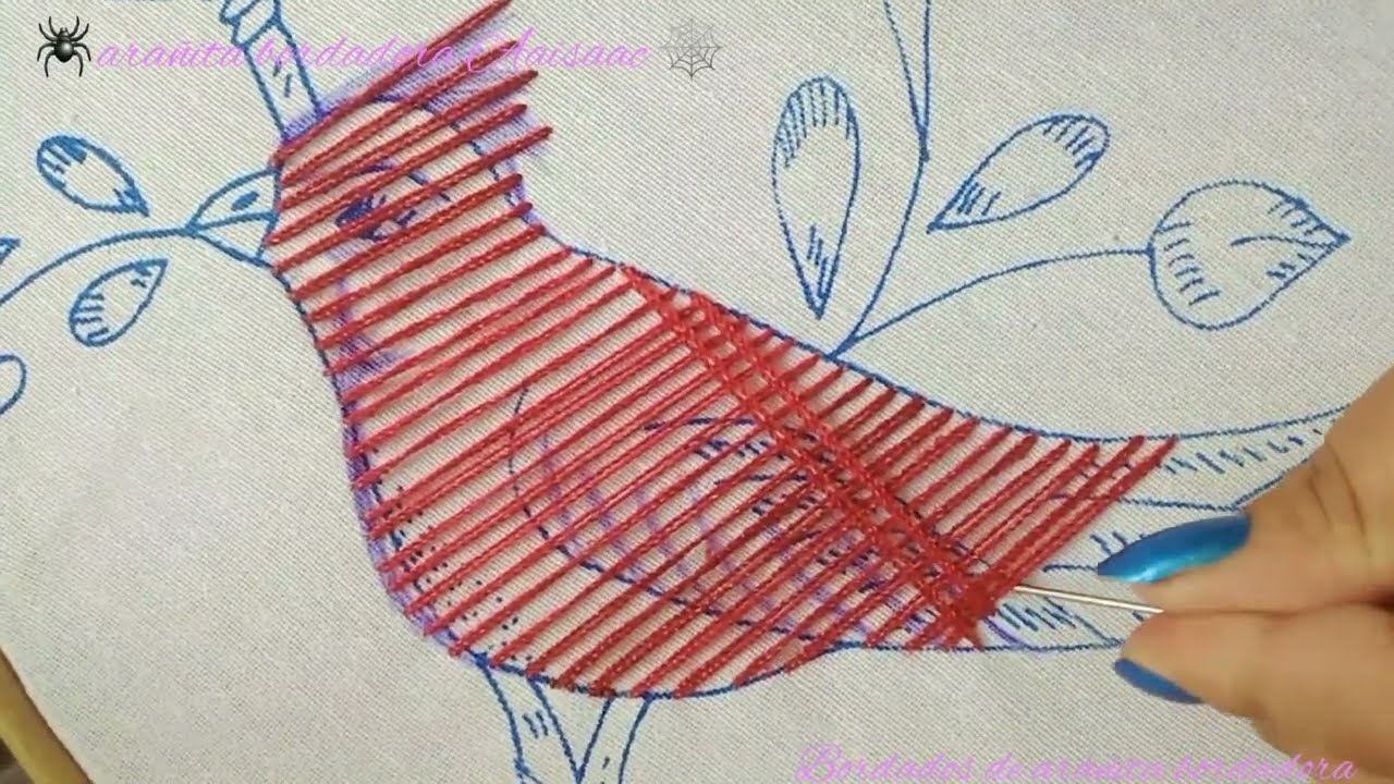 Bordado para pajaritos, loros, pavos, paloma, perico, gallina etc  @AranitabordadoraAaisaac1