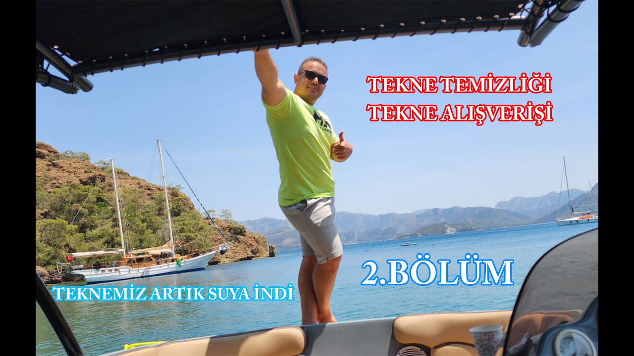 Teknemizin Temizliğini/Alışverişini ve Son Kontrollerinide Yapıp Suya İndirdik.