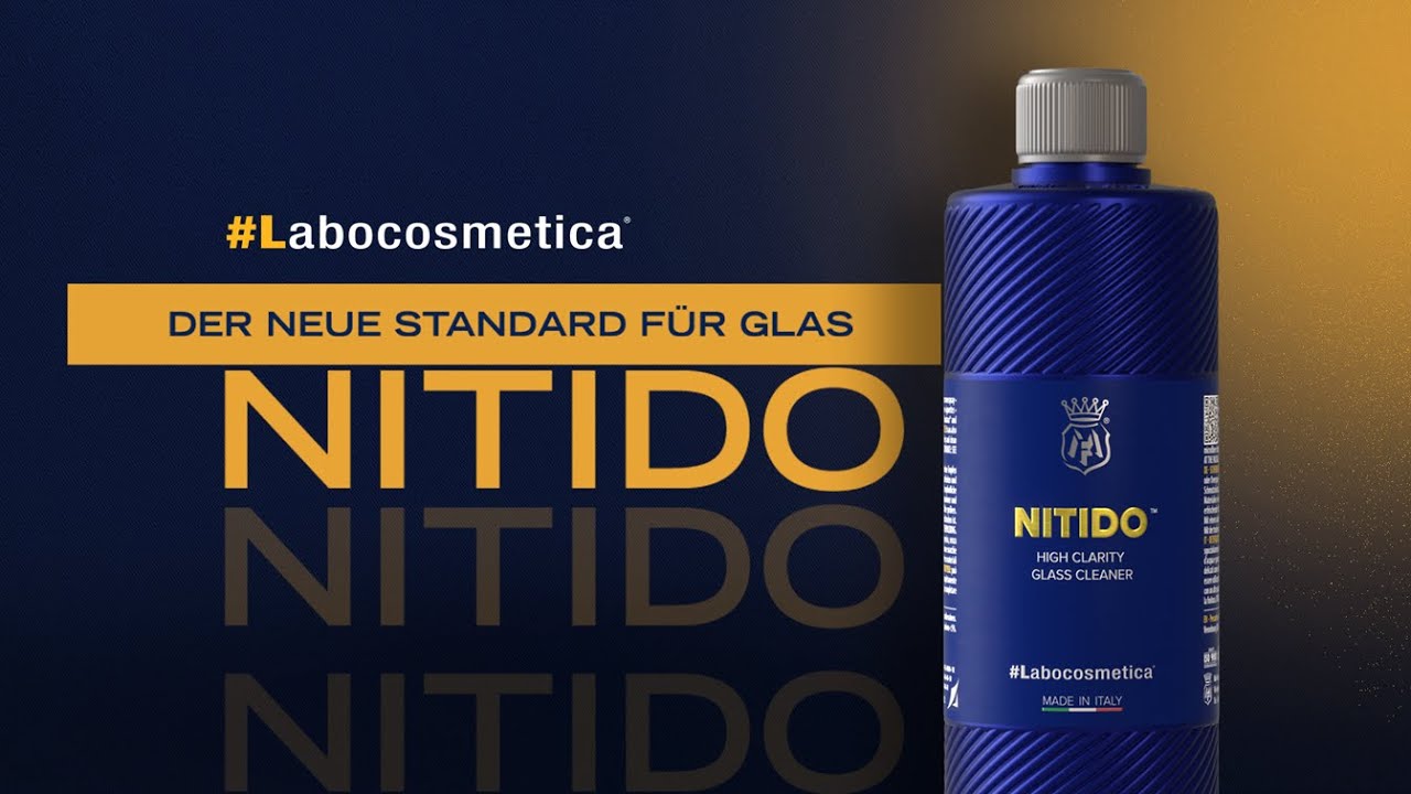 Revolution im Autopflegebereich: Nitido – Der neue Goldstandard von Labocosmetica für Glasreiniger