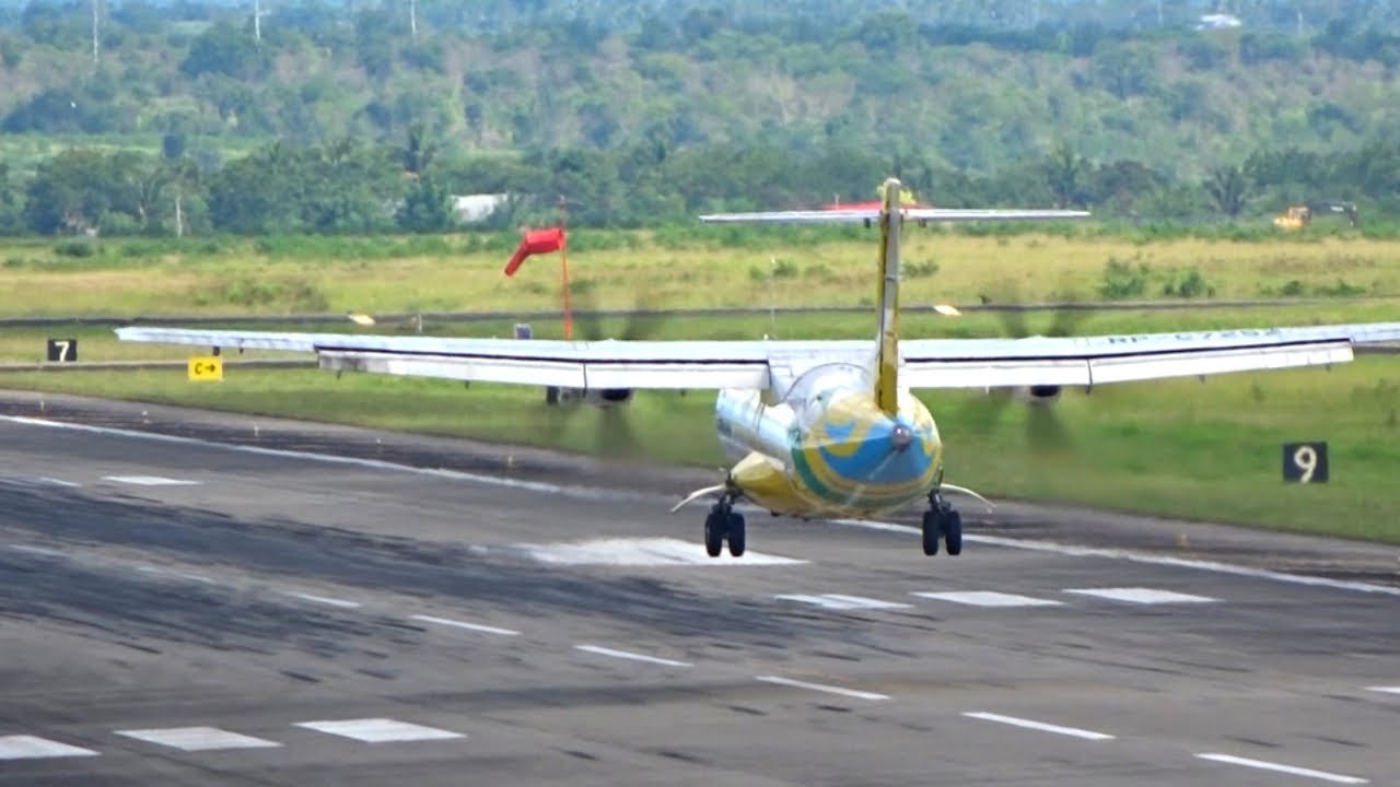 ATR Cebu Pacific Cargo (CEBGO) Landing in GENSAN INT'L AIRPORT + PAL & China Airlines A350