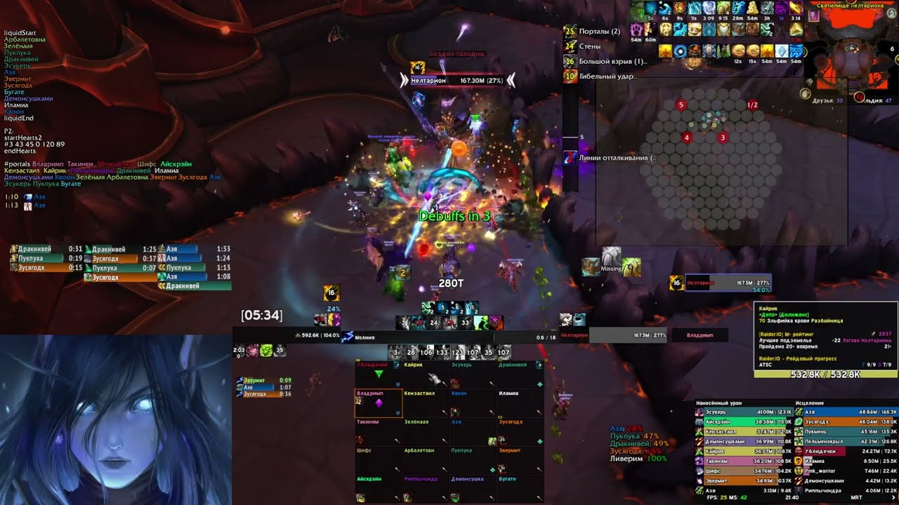 Депо 2 vs Mythic Echo of Neltharion  - Restoration Shaman PoV