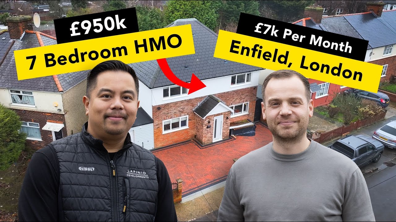 Inside a £950k HMO in Enfield – Generating £7,000/Month! 🏡💰