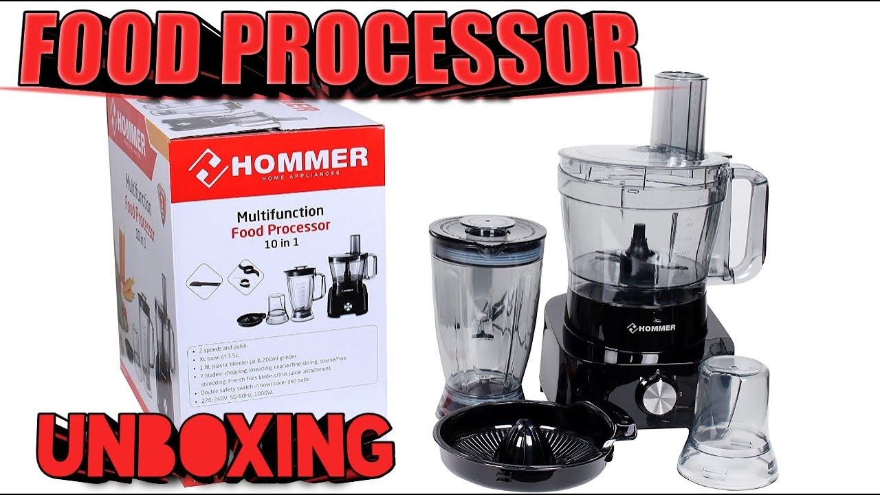 HOMMER FOOD PROCESSOR | UNBOXING
