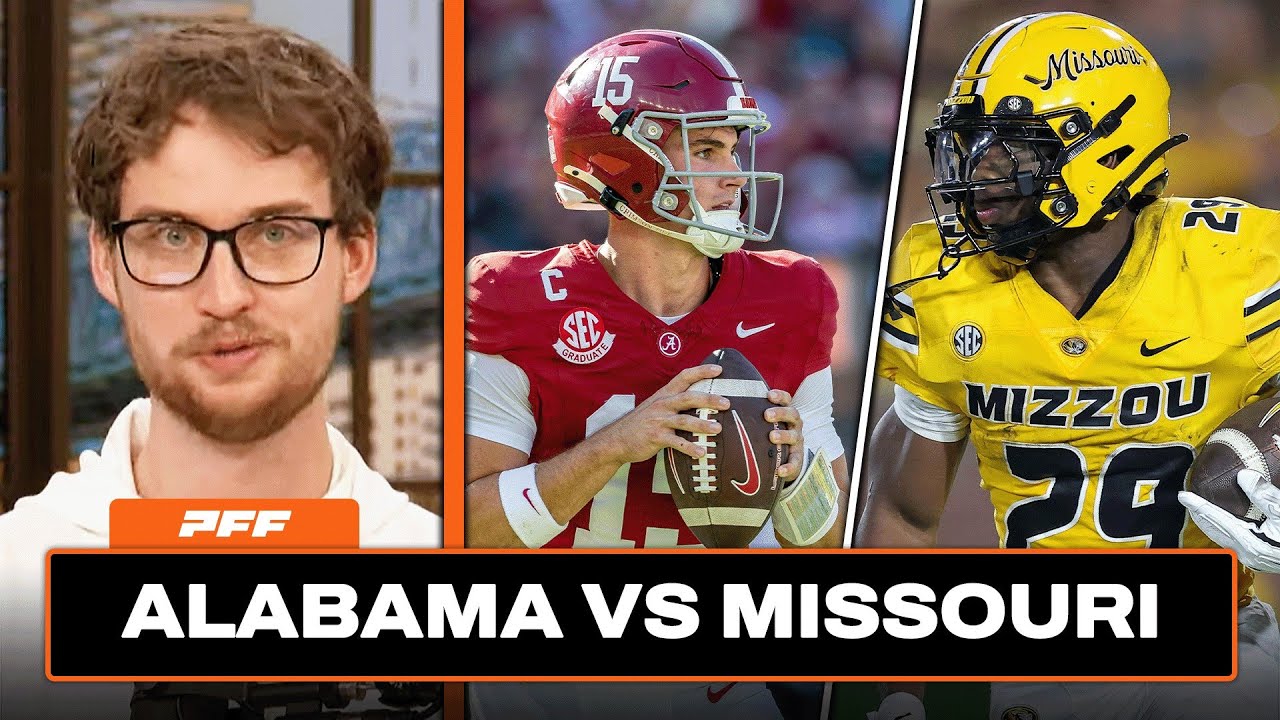 Предварительный обзор и прогноз матча Алабама — Миссури | PFF College Football Show