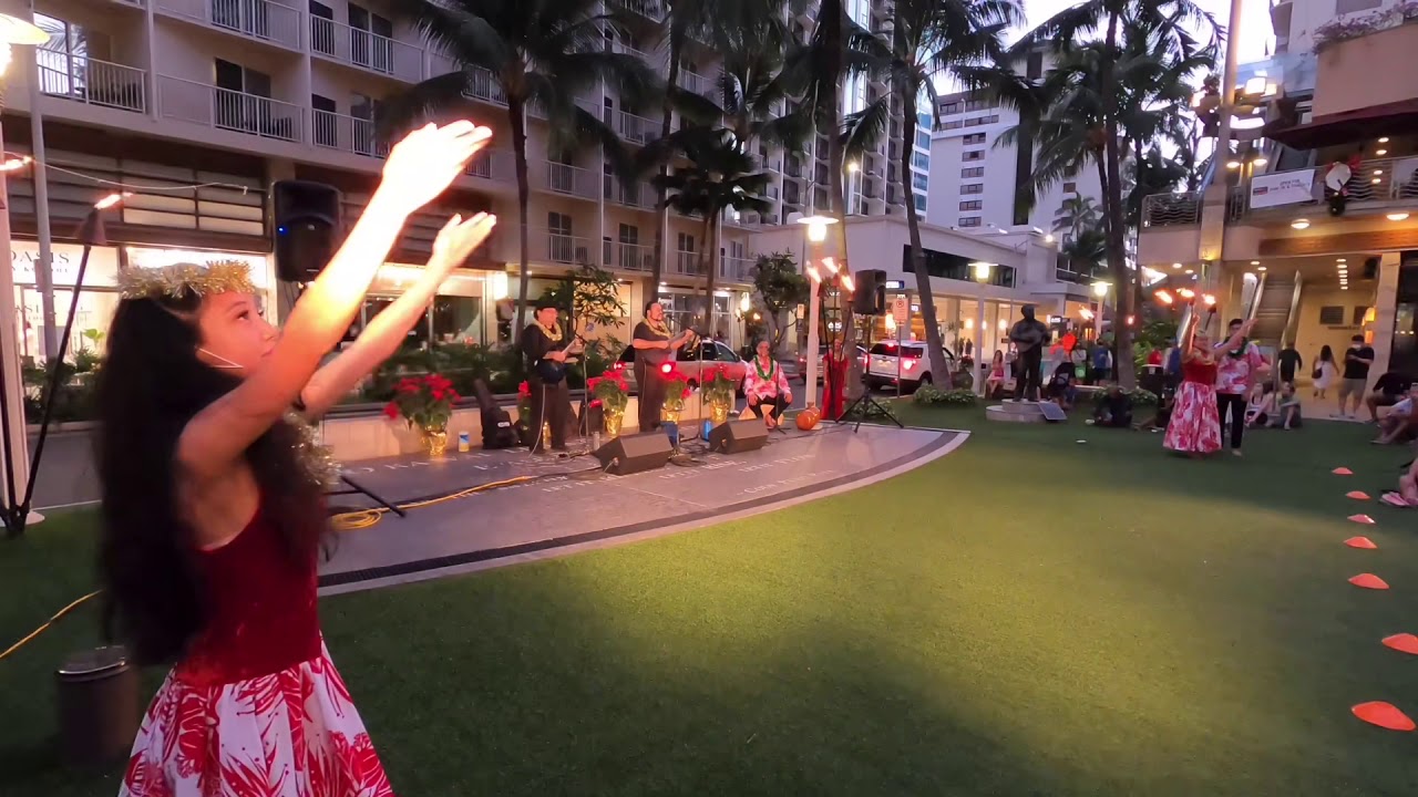 2020 Holiday Mele at Waikiki Beach Walk - Day One