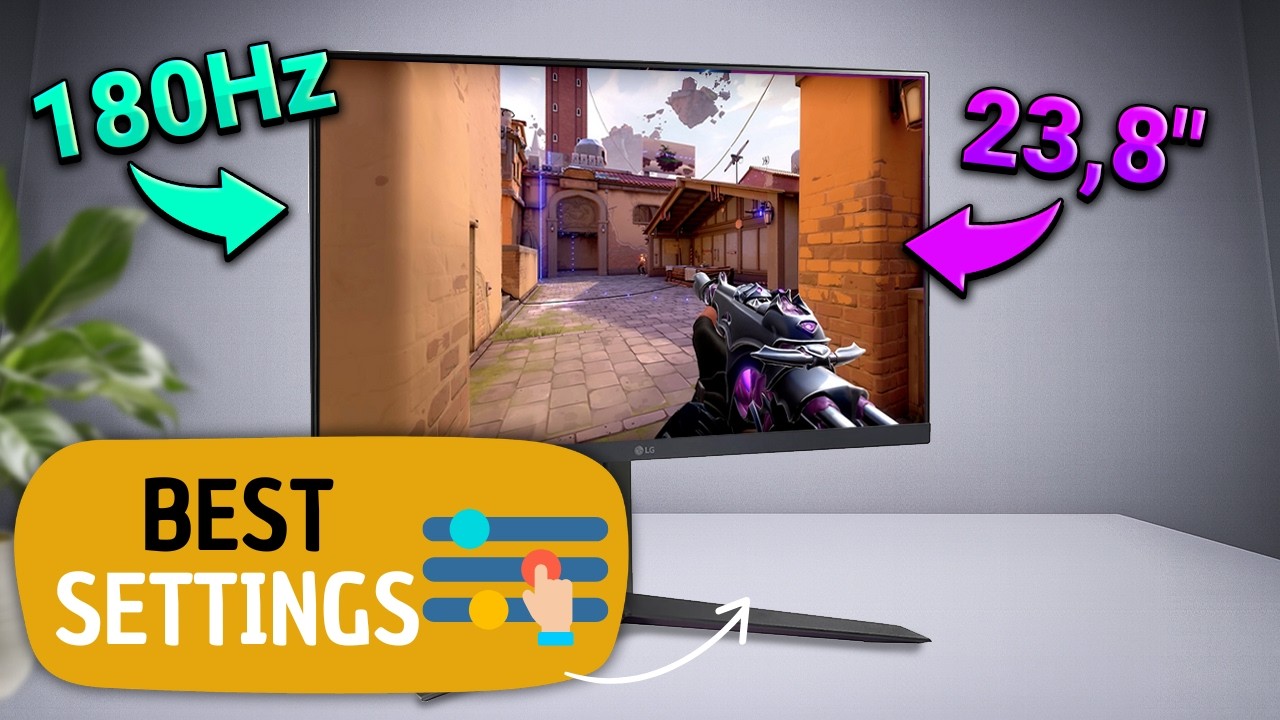 Best Settings LG 24GS65F-B 🖥️ Monitor de 24
