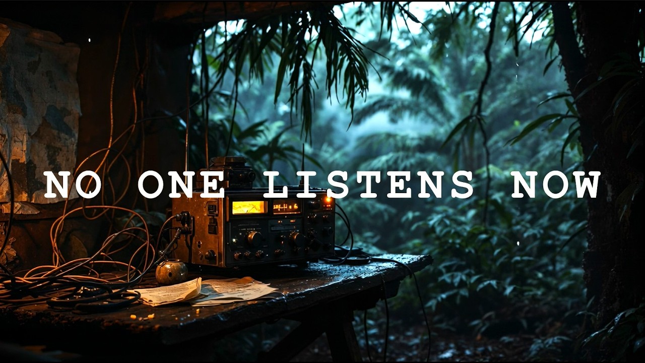 Abandoned Military Loudspeaker in the Jungle | Silent Broadcast Atmosphere