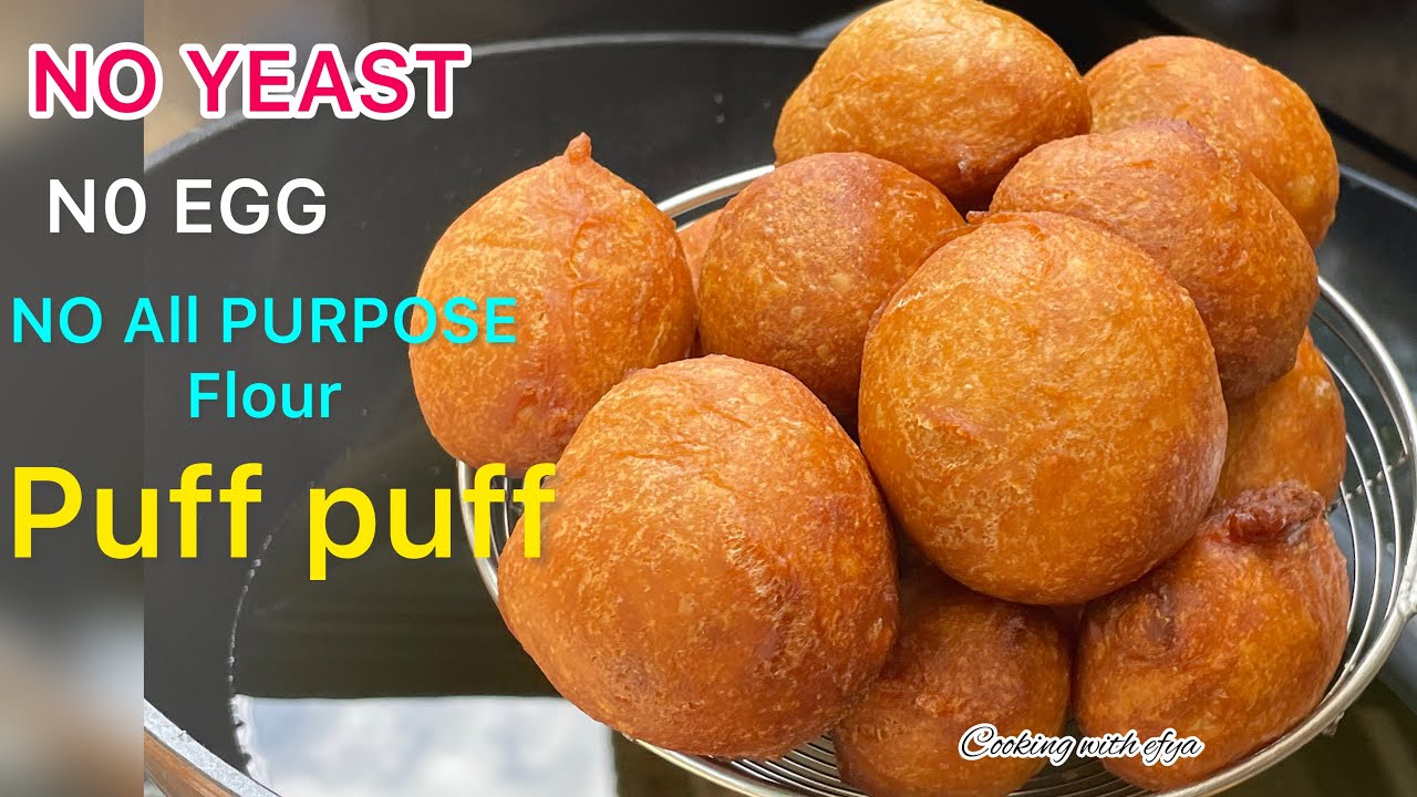 HOW TO MAKE PUFF PUFF WITH SELF RAISING FLOUR & MILK | EASY NO YEAST PUFF PUFF | SELF RAISING RECIPE