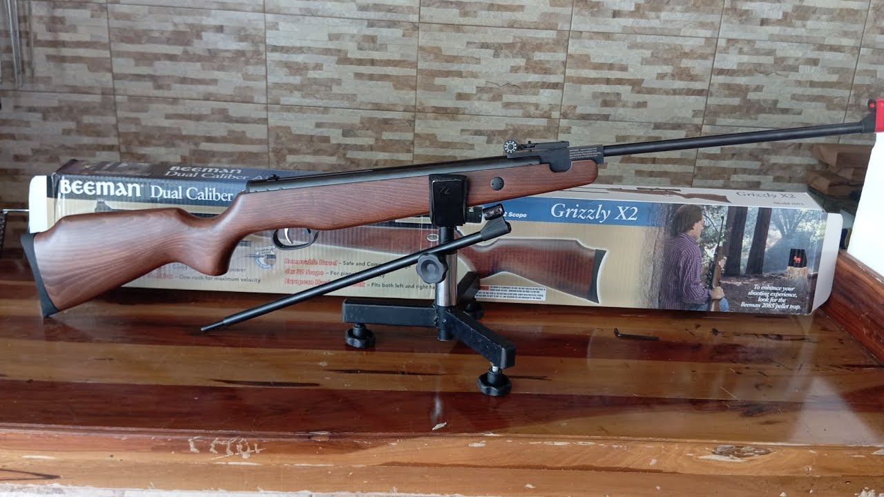 Beeman grizzly dual calibre 4.5/5.5 apresentação. (Medida , peso etc...)E impressões 👏🏻💪🏻👊🏻🎯