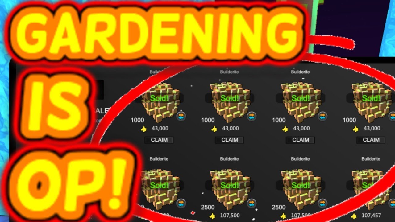 GARDENING IN TROVE IS TOO OVERPOWERED | Road To 136 MILLION FLUX Ep.2!