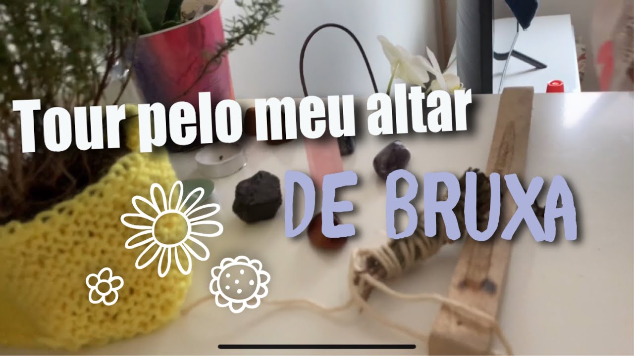 Tour pelo meu altar de bruxa ✨ + organizando