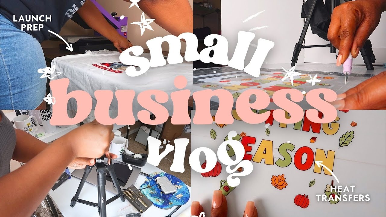Studio Vlog 👚 Day(s) in the life of a small business owner (launch storytime, pressing shirts)