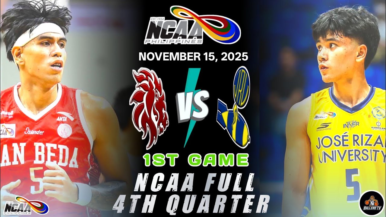 NCAA FULL 4TH QUARTER: SAN BEDA VS JRU (NOVEMBER 15, 2025)