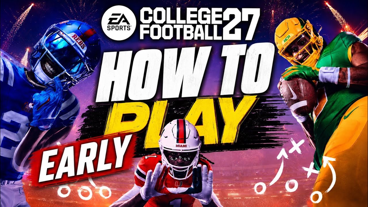 КАК СЫГРАТЬ В COLLEGE FOOTBALL 27 РАНЬШЕ ВСЕХ!
