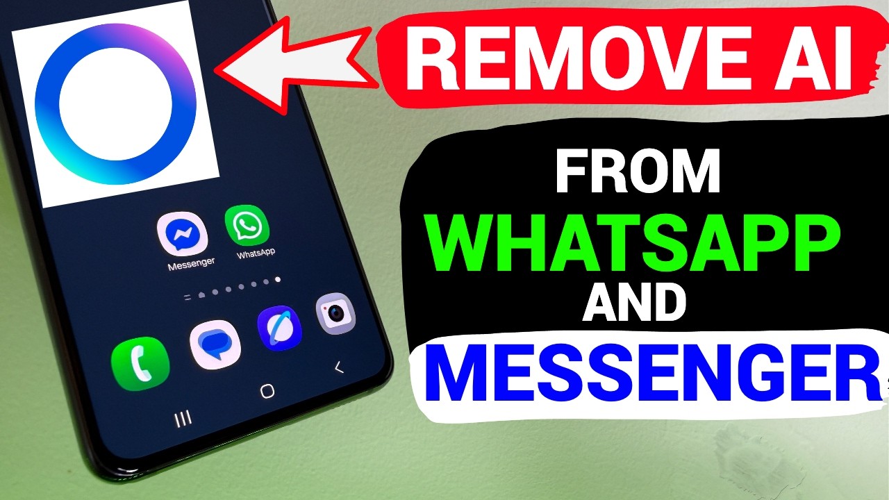 КАК УДАЛИТЬ META AI ИЗ WHATSAPP И MESSENGER