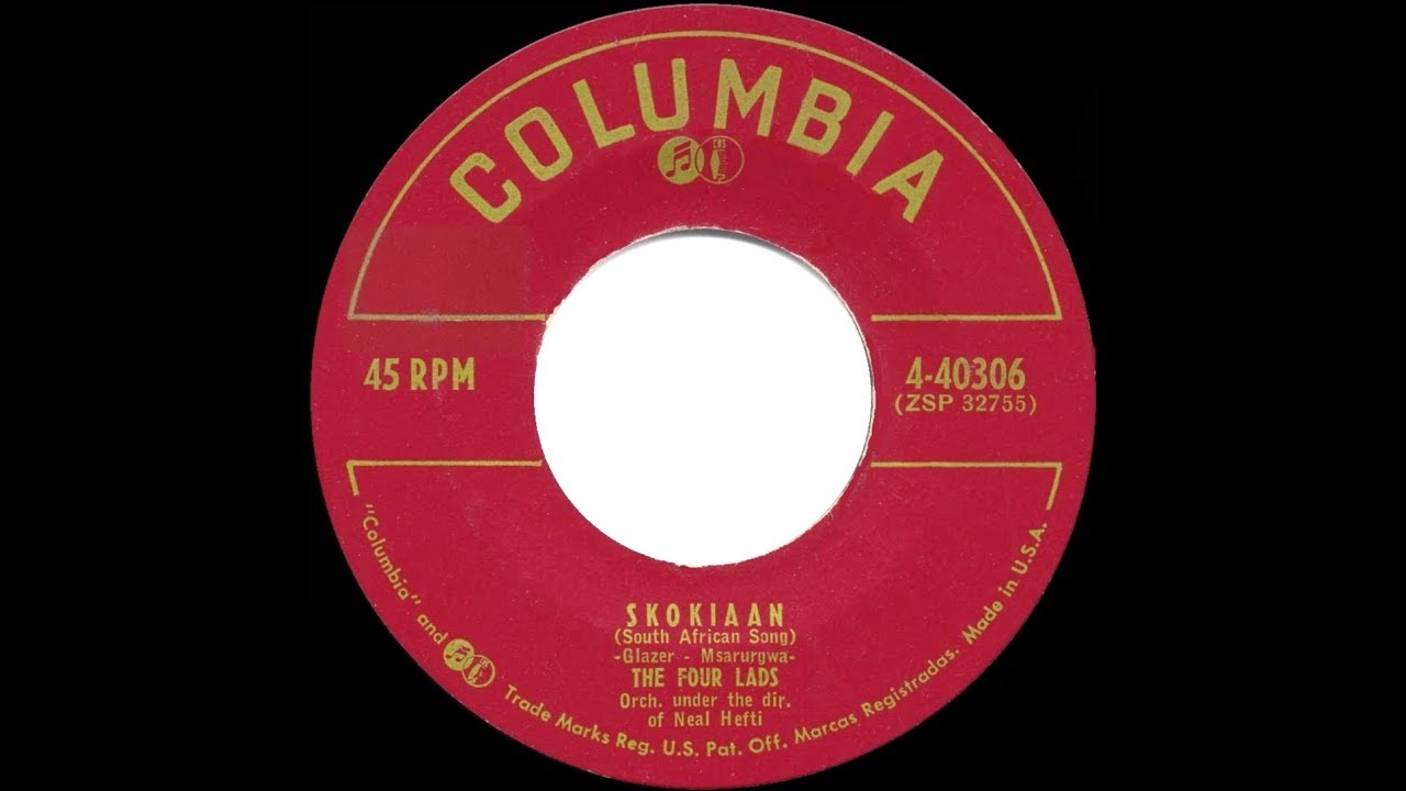 1954 HITS ARCHIVE: Skokiaan - Four Lads