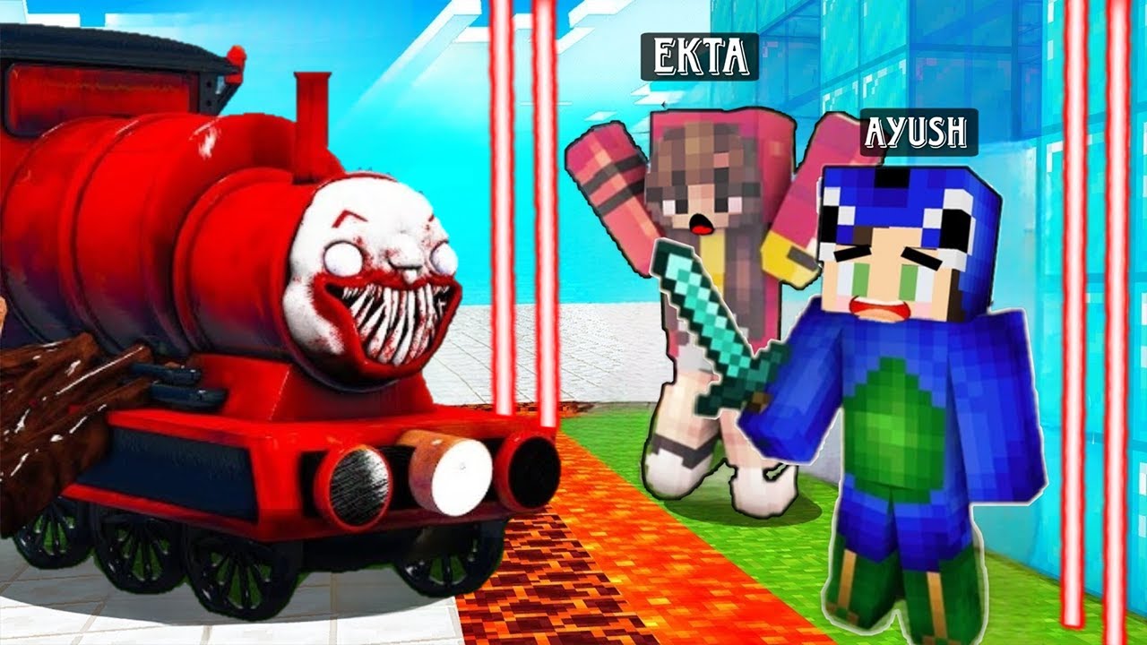 Choo Choo Charles Vs Best Defence Base in Minecraft (Hindi) ft @EktaMore 😱