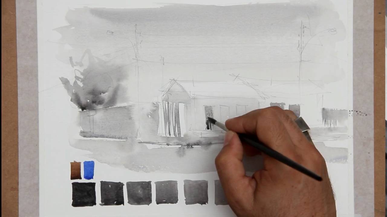 Ari de Goes Jr | Watercolor DEMO | VALUES