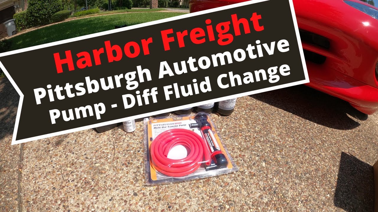 Harbor Freight PITTSBURGH AUTOMOTIVE Multi-Use Transfer Pump Review: Dodge Viper Diff Fluid Change