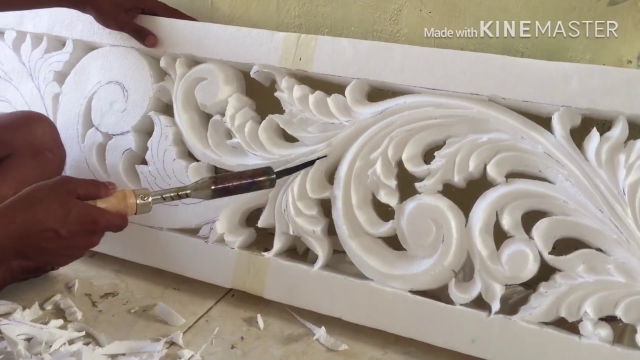 Tutorial cara mudah belajar mengukir styrofoam