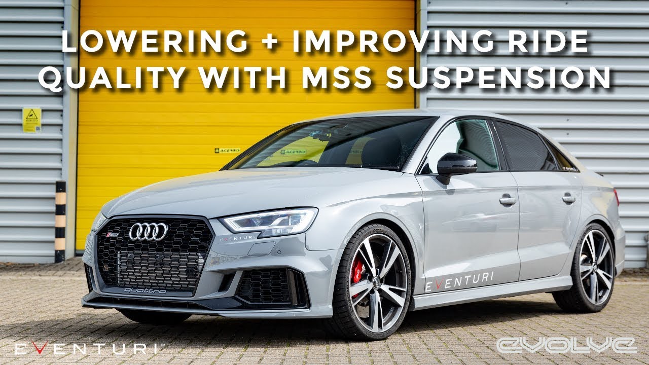 Eventuri RS3 8V testing MSS Height Adjustable Springs