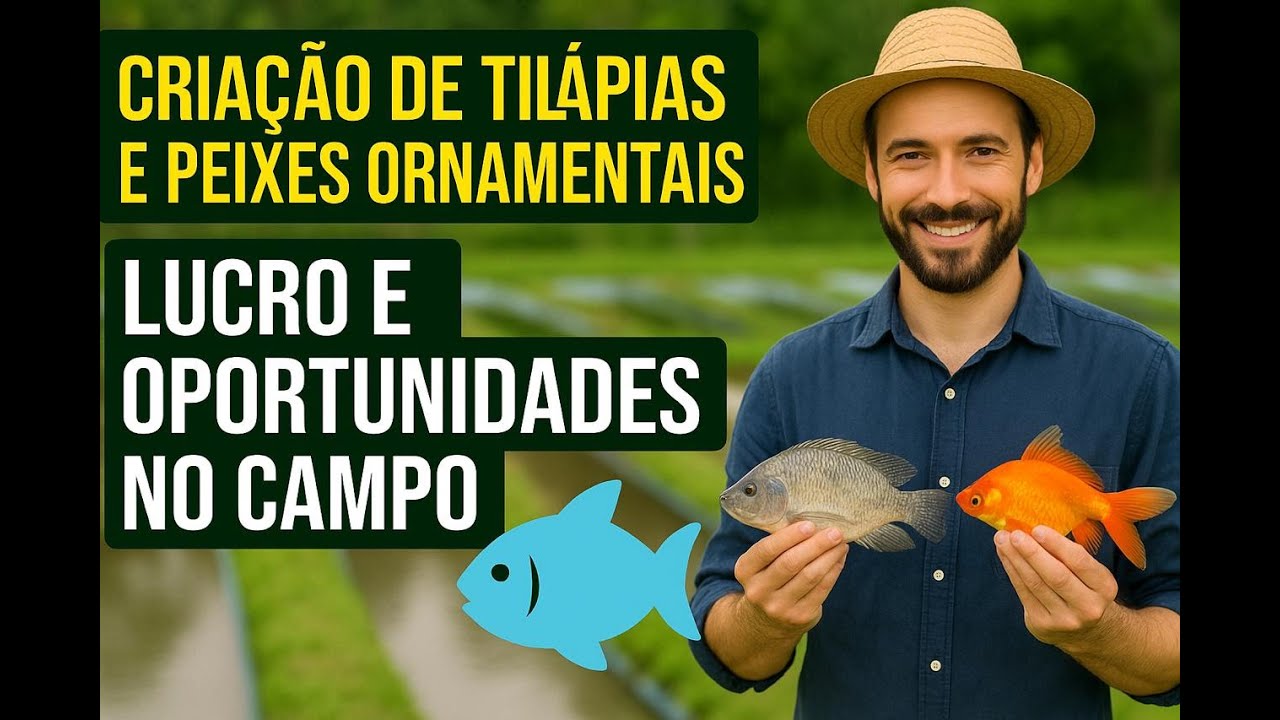 Criação de Tilápias e Peixes Ornamentais: Lucro e Oportunidades no Campo
