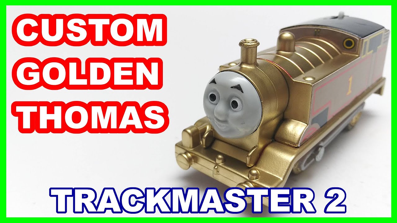 Custom Golden Thomas Trackmaster 2 Thomas & friends Thomas y amigos 托馬斯和朋友 Томас и друзья