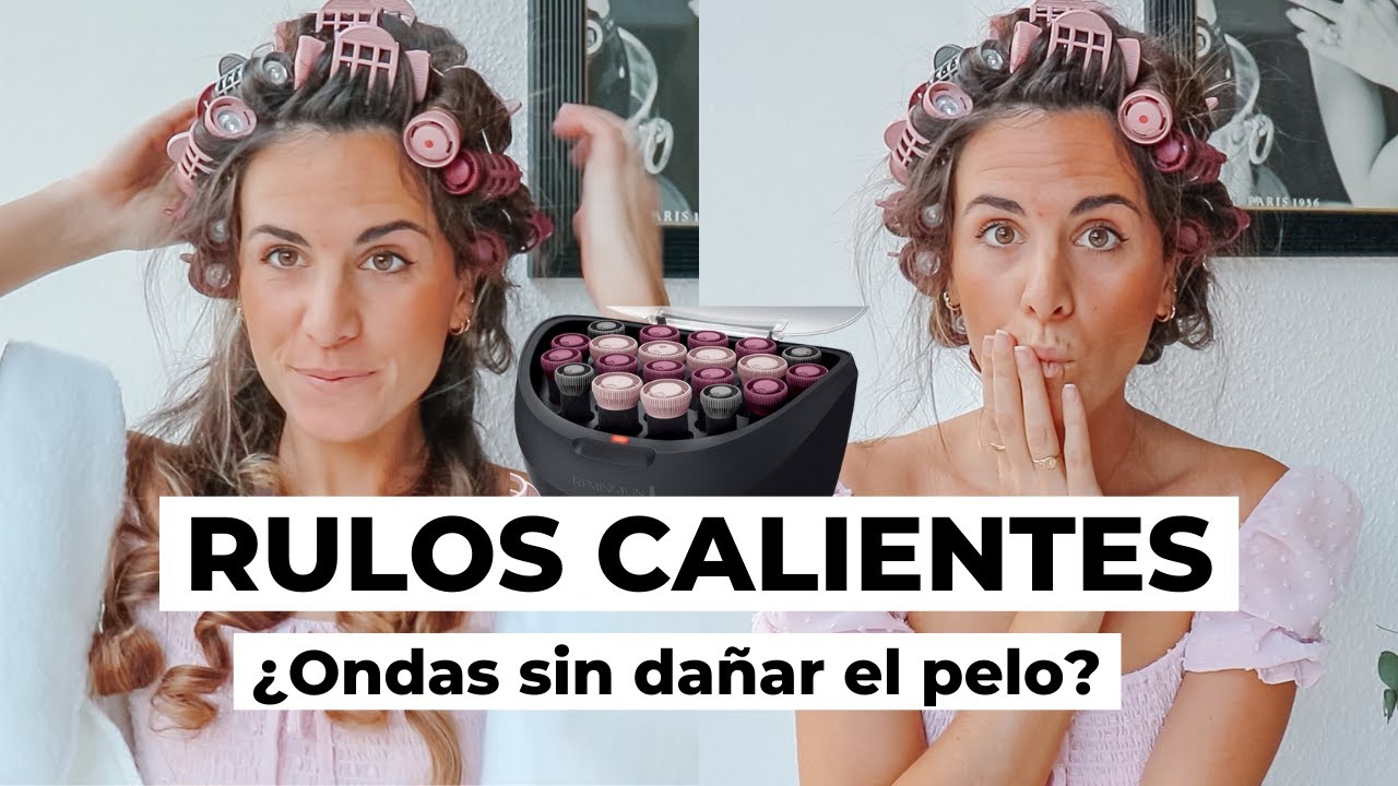 RULOS CALIENTES para el pelo | Remington Hot Rollers | Rizos con Rulos en pelo muy largo
