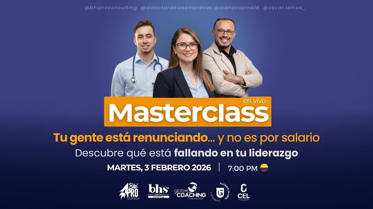 MASTERCLASS Tu gente está renunciando y no es por salario Descubre qué está fallando en tu liderazgo