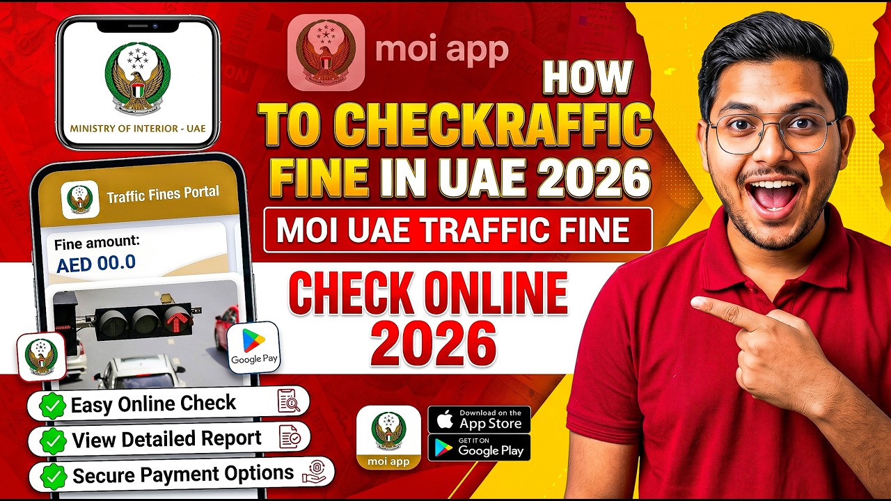How To Check Traffic Fine in Uae 2026 | MOI UAE Traffic Fine Check 2026