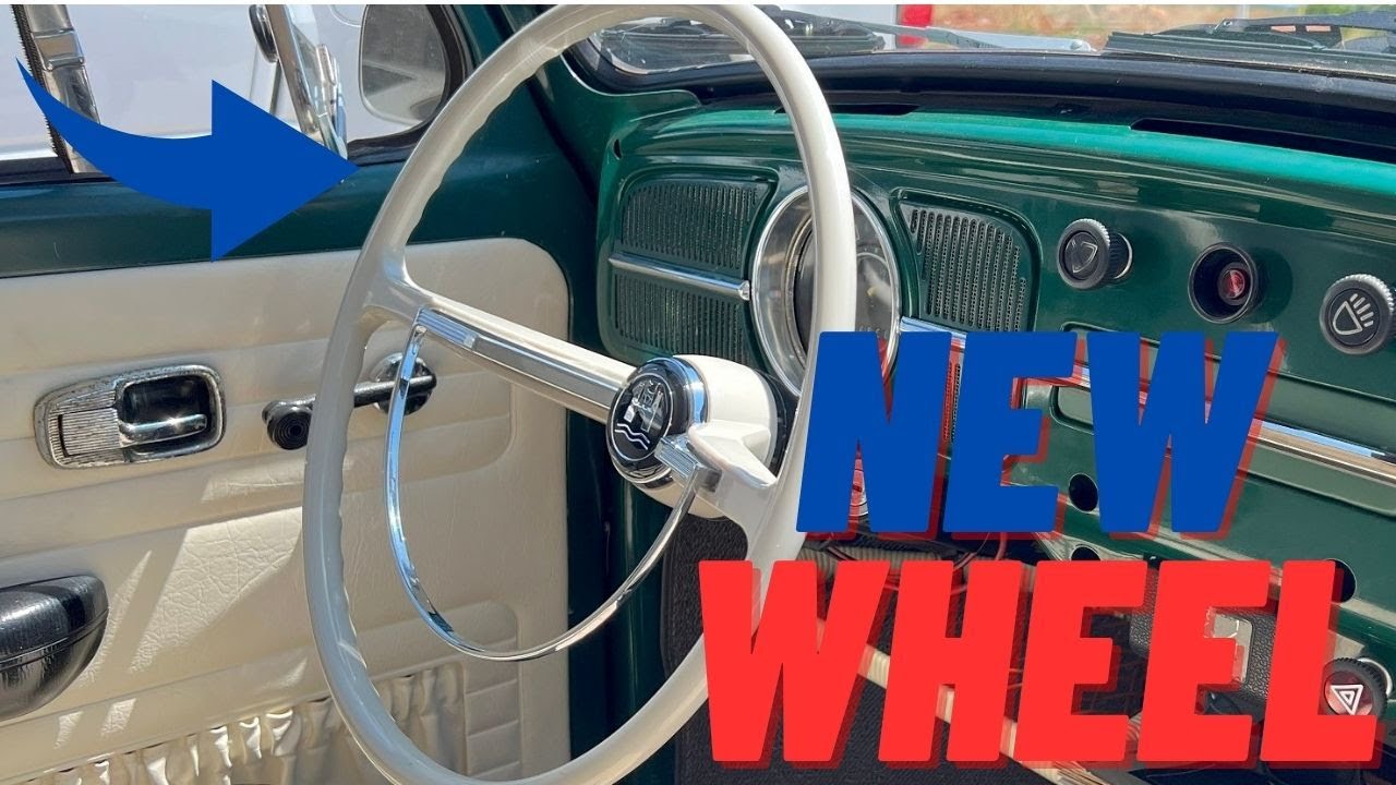 Модернизация рулевого колеса Volkswagen Beetle 1968 года — снятие и установка